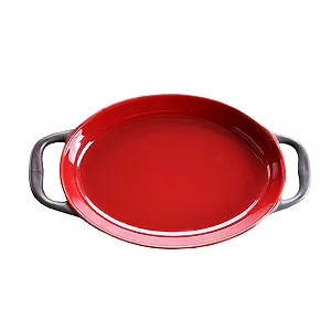 Форма для запекания Прямоугольная Керамическая с двойной ручкой - Фото 1