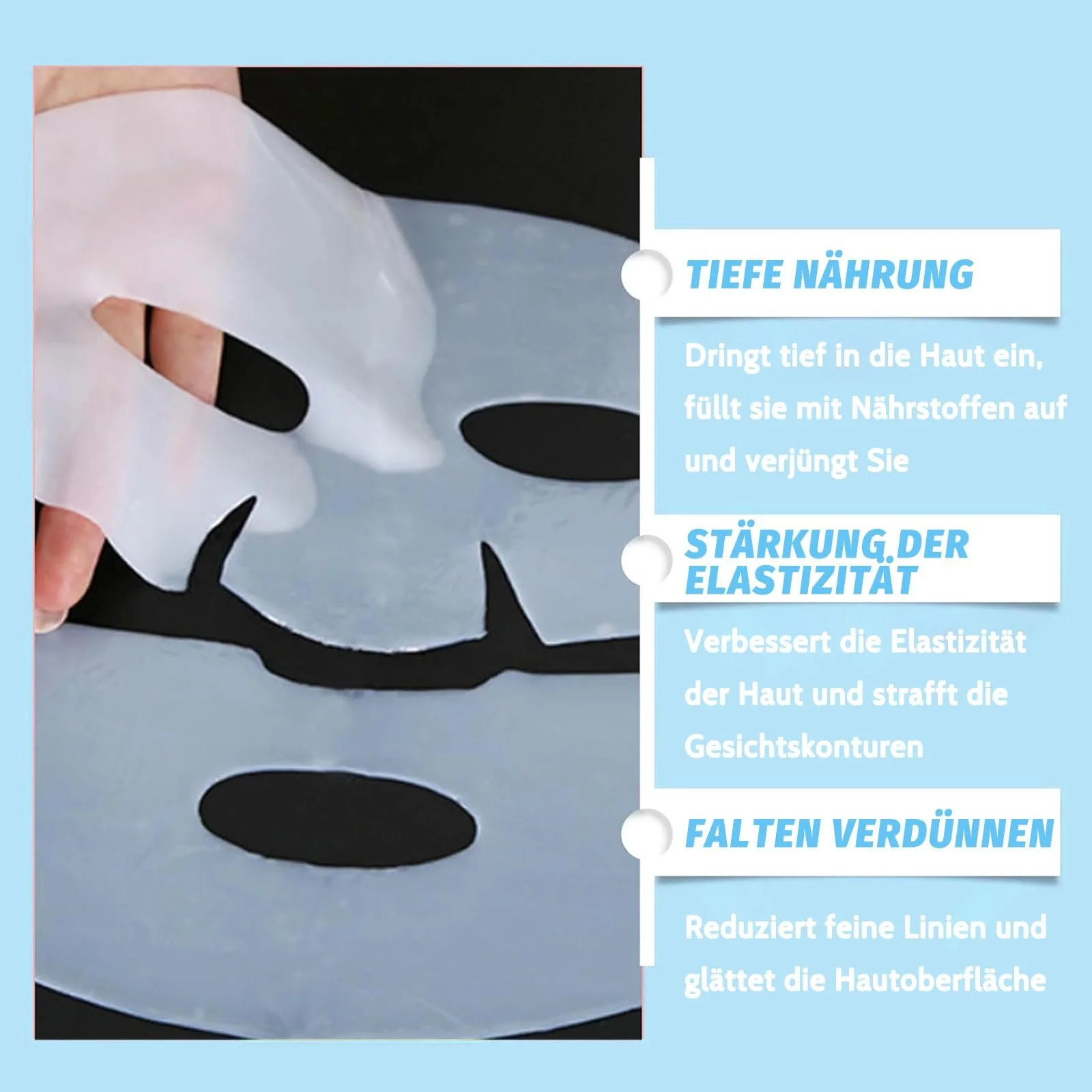 Маска для обличчя Altherona Collagen, 4 шт, зволожуючі, антивікові колагенові маски, фото №7 Маска для обличчя Altherona Collagen, 4 шт, зволожуючі, антивікові колагенові маски, фото №7