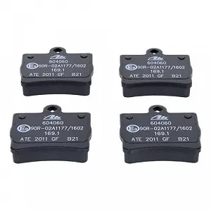 Комплект гальмівних колодок, дискові гальма ATE 13.0460-4060.2 для MERCEDES-BENZ, задня вісь synthetic.ua - Фото 1