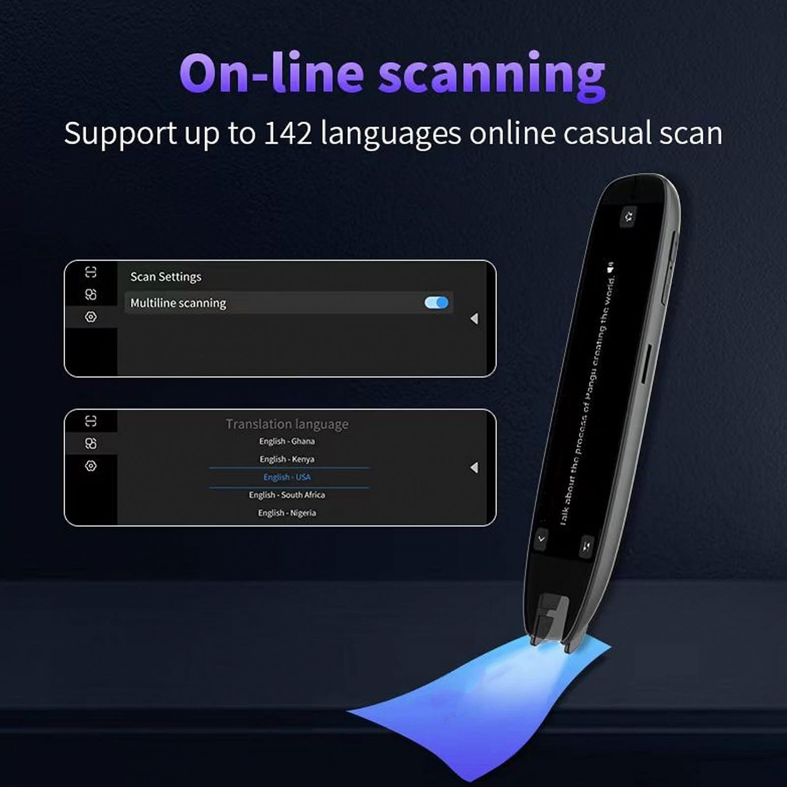 Ручка-перекладач з голосом Швидка реакція Сенсорний екран, фото №7