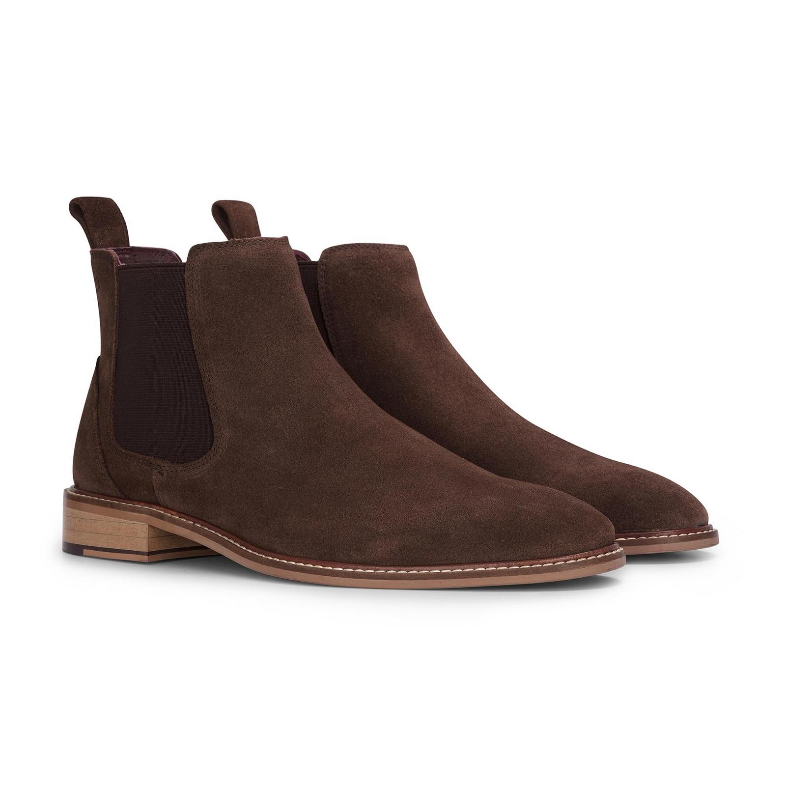 Челси ботинки Infinity Leather Suede Slip-On, фото №2