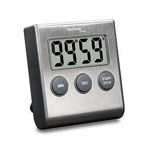 Кухонний таймер Technotrade Technoline KT 200 цифровий матовий хром - Фото 1