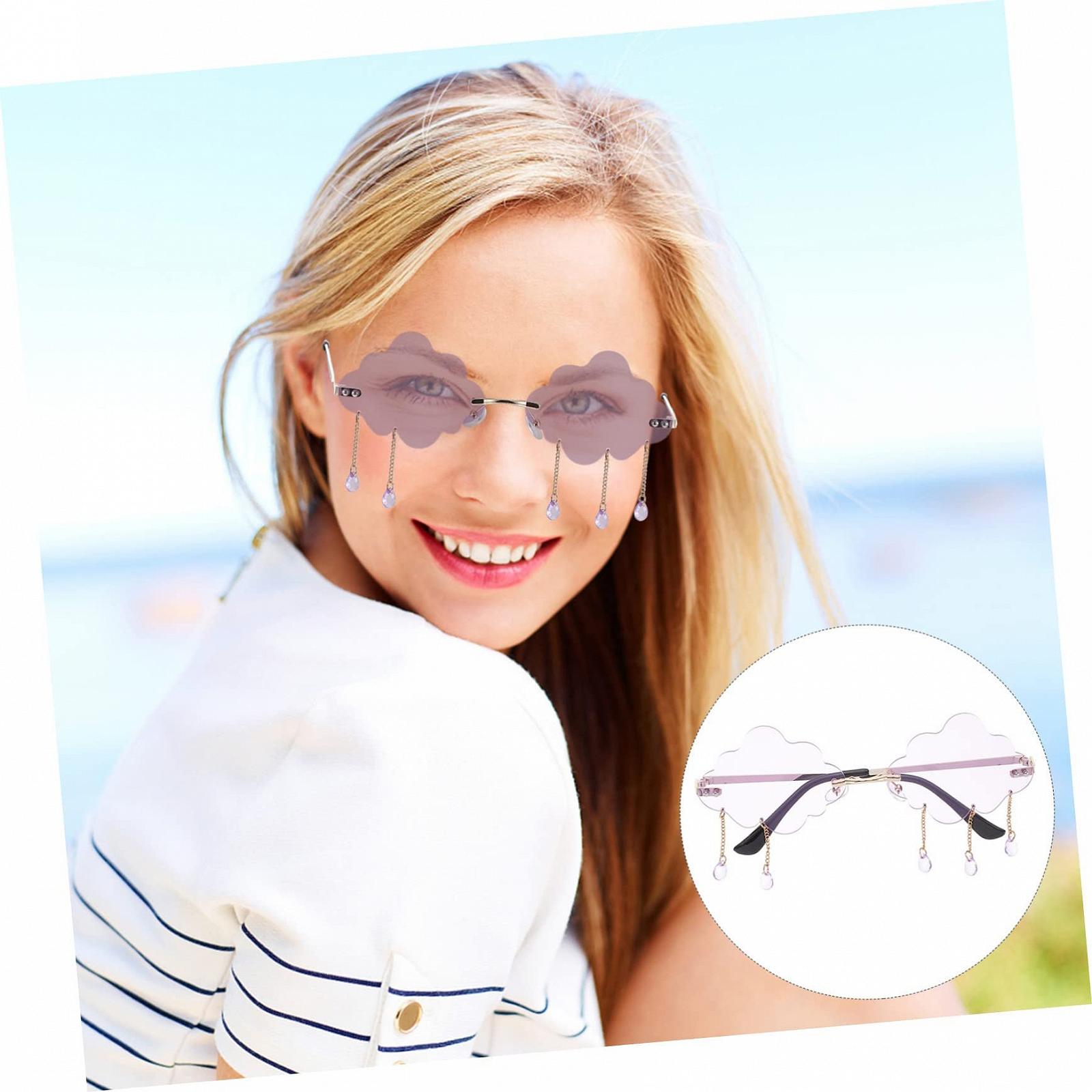 Сонцезахисні окуляри LIFKOME Смішні у вигляді хмар, фото №3