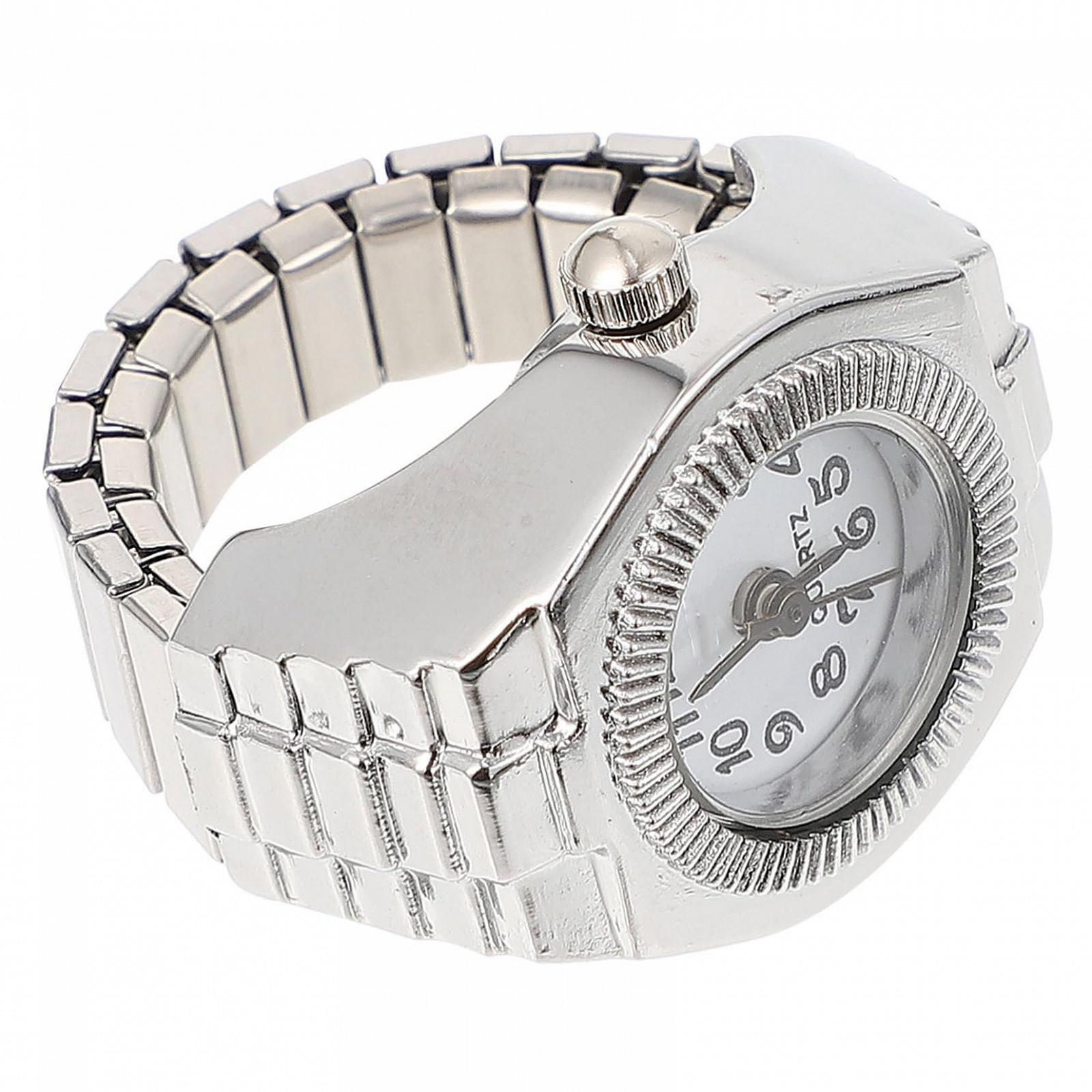 Цифровий годинник-кільце Beaupretty, еластичний кварцовий, фото №1