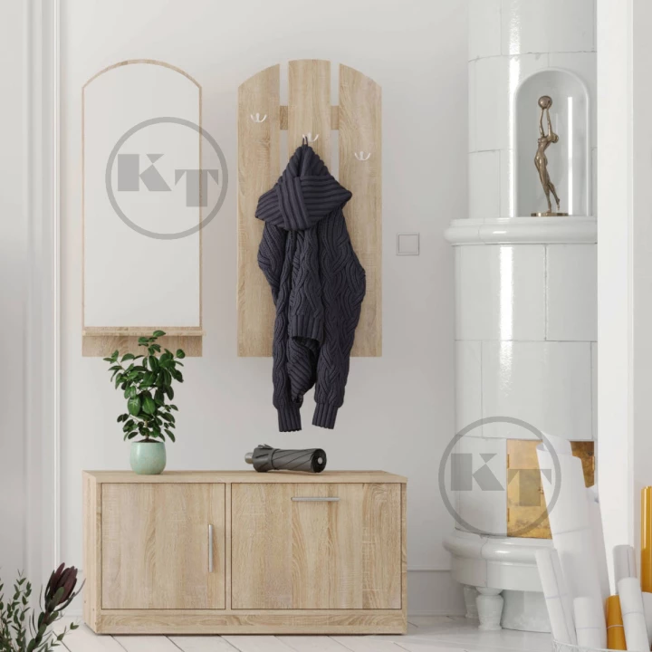 Прихожая Ольга Компанит 100х50х36 см Бук, фото №2