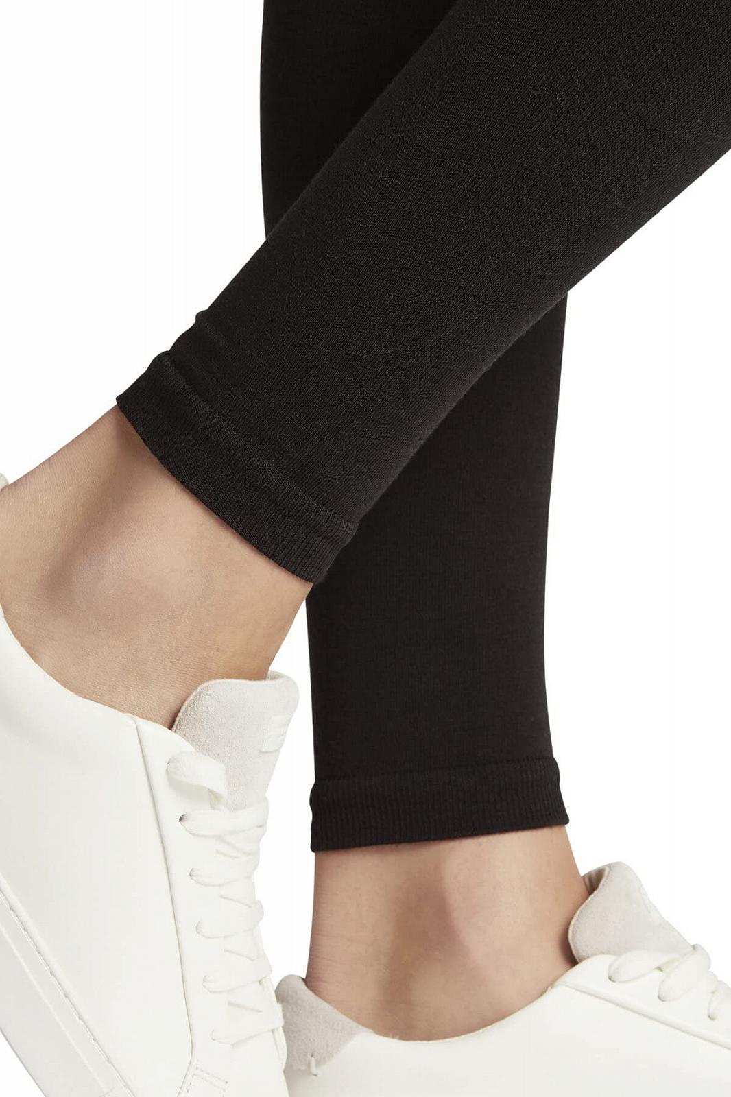 Леггинсы FALKE Soft Merino Дышащие, регулирующие климат, шерсть, хлопок, непрозрачные, усиленные, мягкие, без давления, удобный пояс, теплые, однотонные,Для бизнеса, на каждый день, 1 шт., фото №6
