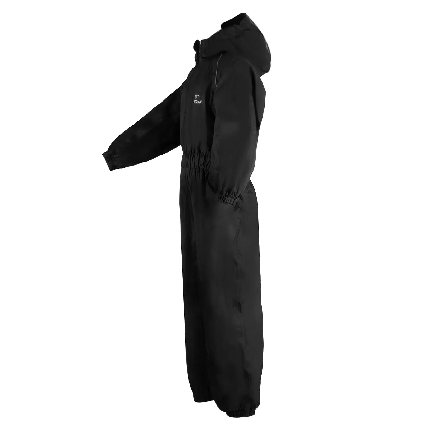 Водонепроникний легкий вітрозахисний дощовий костюм з капюшоном і сумкою для перенесення Zorax Black, фото №6 Водонепроникний легкий вітрозахисний дощовий костюм з капюшоном і сумкою для перенесення Zorax Black, фото №6