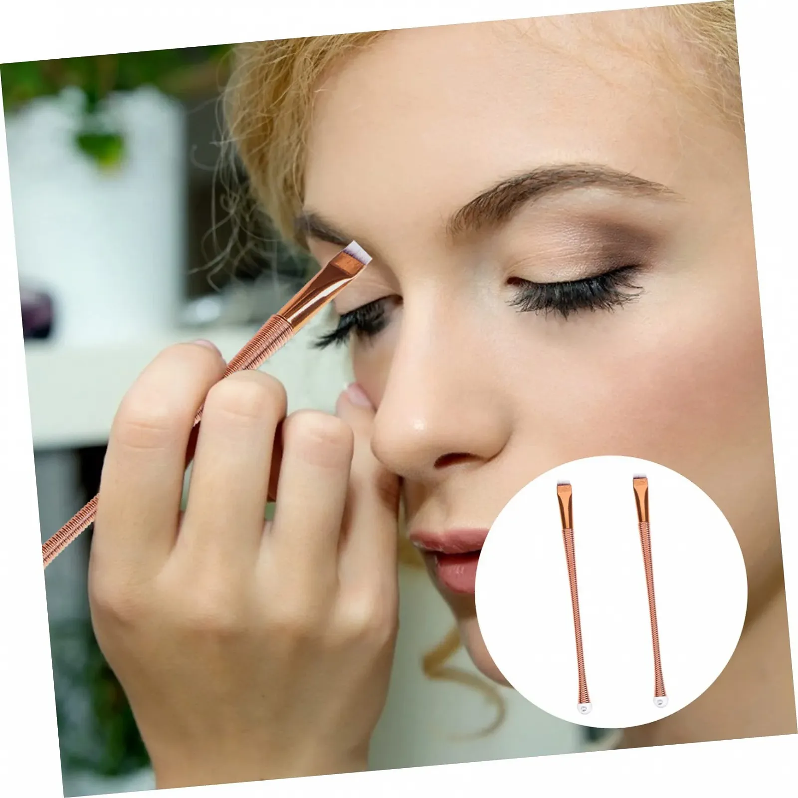 Пензлі для підводки SOESFOUFU Пластикова упаковка з 2 штук, фото №7