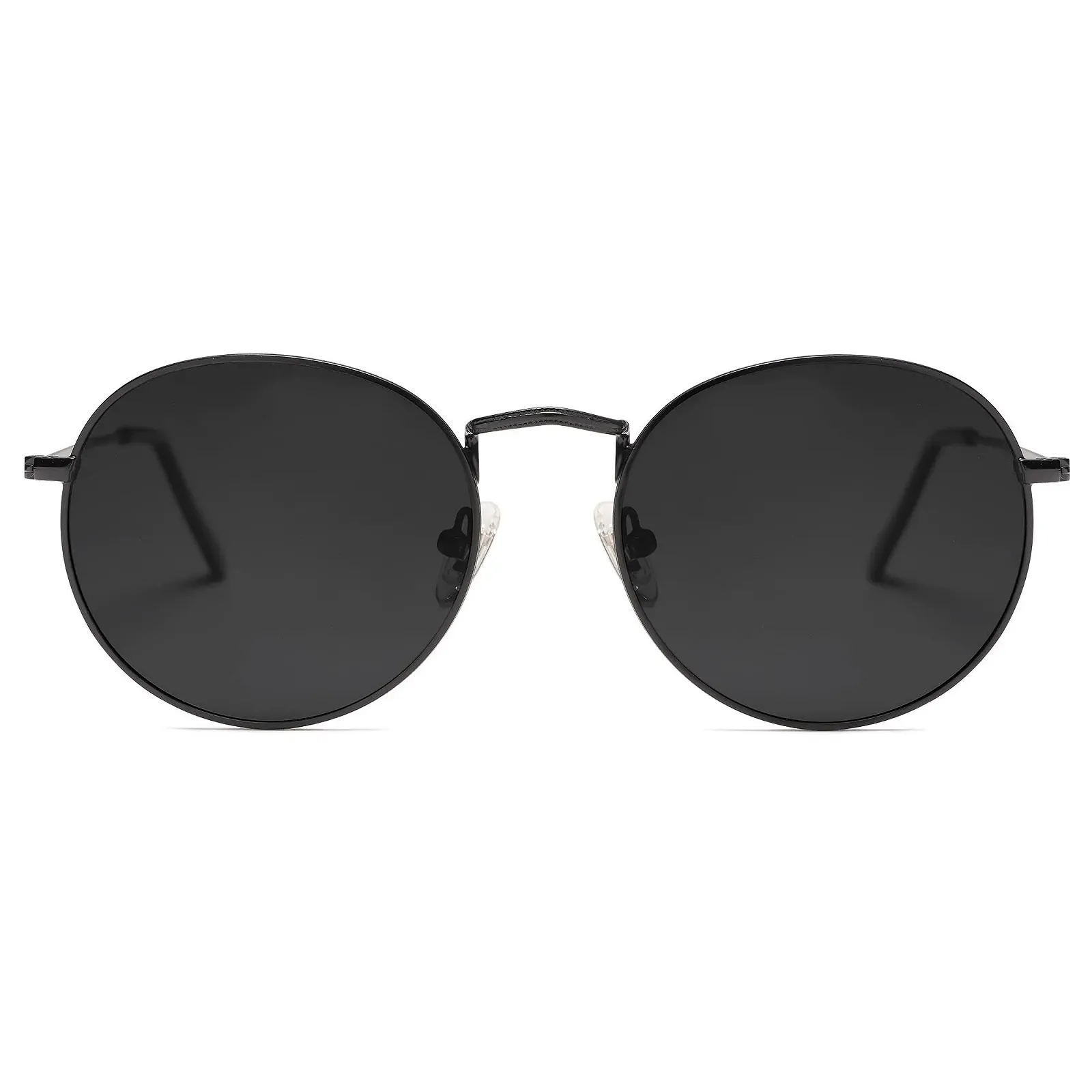 Сонцезахисні окуляри SojoS круглі SJ1014 поляризовані унісекс з дзеркальними лінзами, фото №1