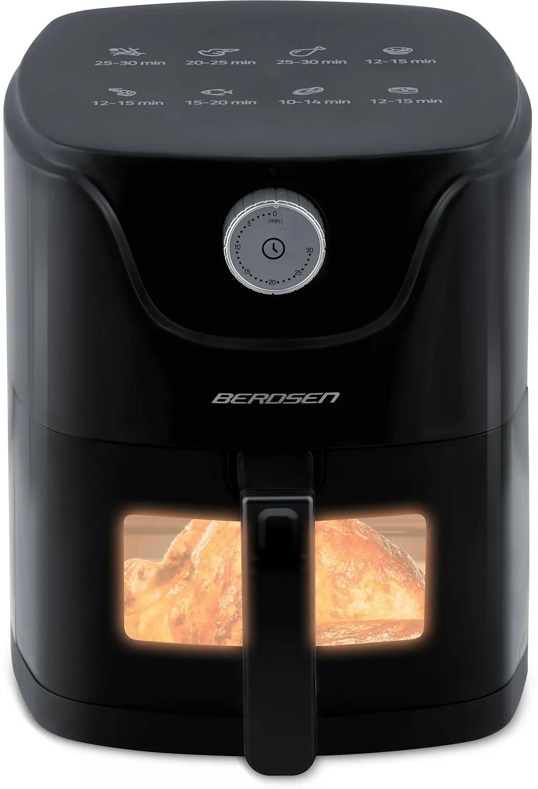 Мультипіч Berdsen 2.5 L 1000 W 8 програм з оглядовим вікном Black, фото №6 Мультипіч Berdsen 2.5 L 1000 W 8 програм з оглядовим вікном Black, фото №6