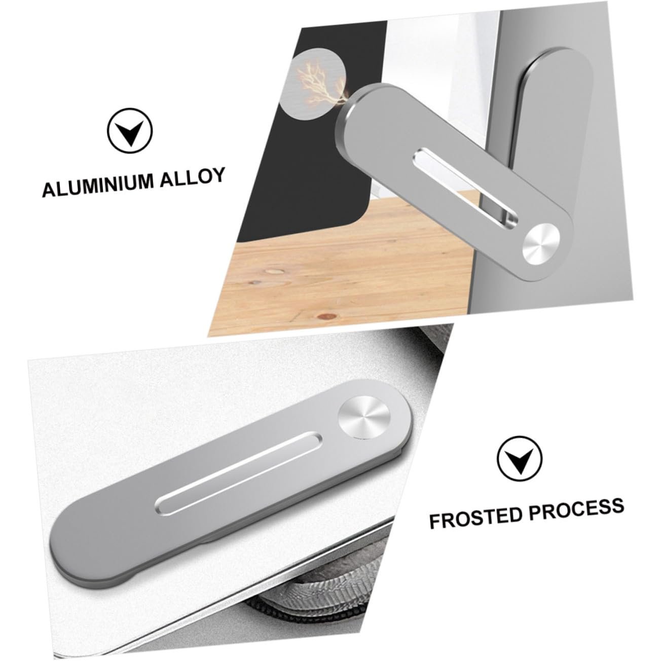 Тримач для телефона Магнітний OUNONA Алюмінієвий Сріблястий, фото №2 Тримач для телефона Магнітний OUNONA Алюмінієвий Сріблястий, фото №2