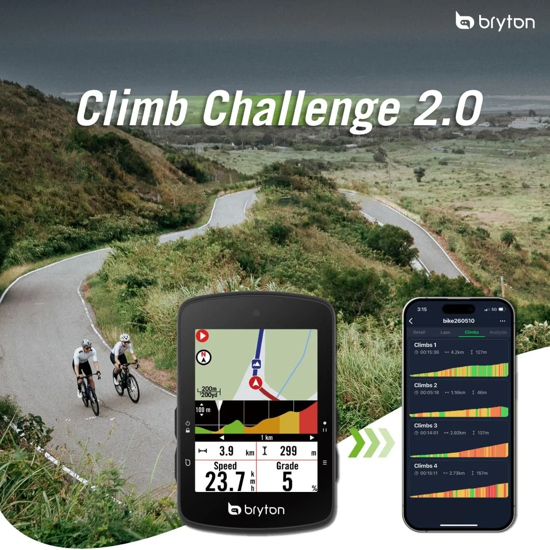 Велокомпьютер Bryton Rider S510 GPS 2.8" LCD Touch Screen 30 часов Цветной, фото №2