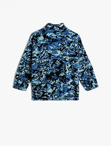 Світшот Koton Oversize напівблискавці з високим коміром synthetic.ua - Фото 1