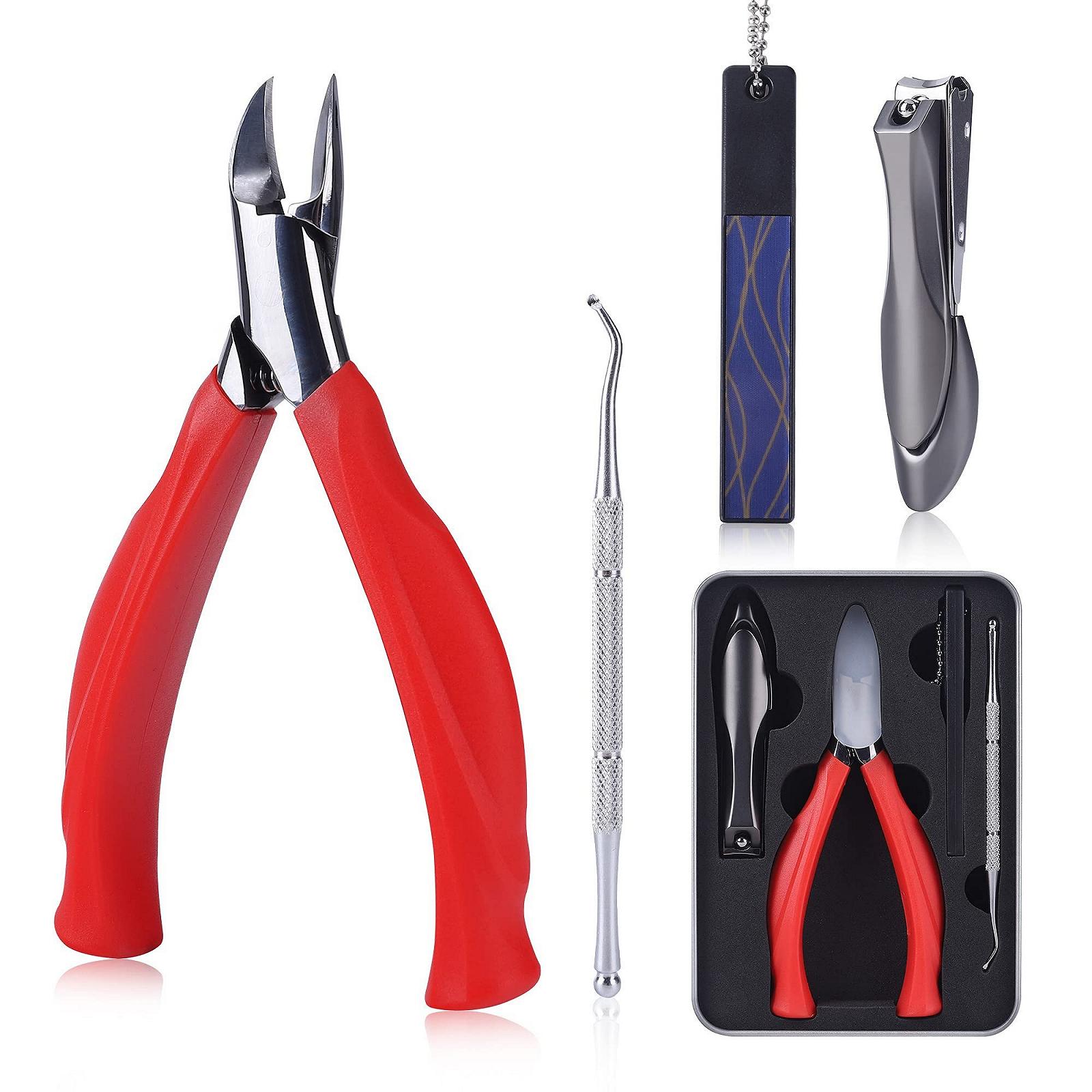 Набір для педикюру DELILONG (червоний), фото №1 Набір для педикюру DELILONG (червоний), фото №1