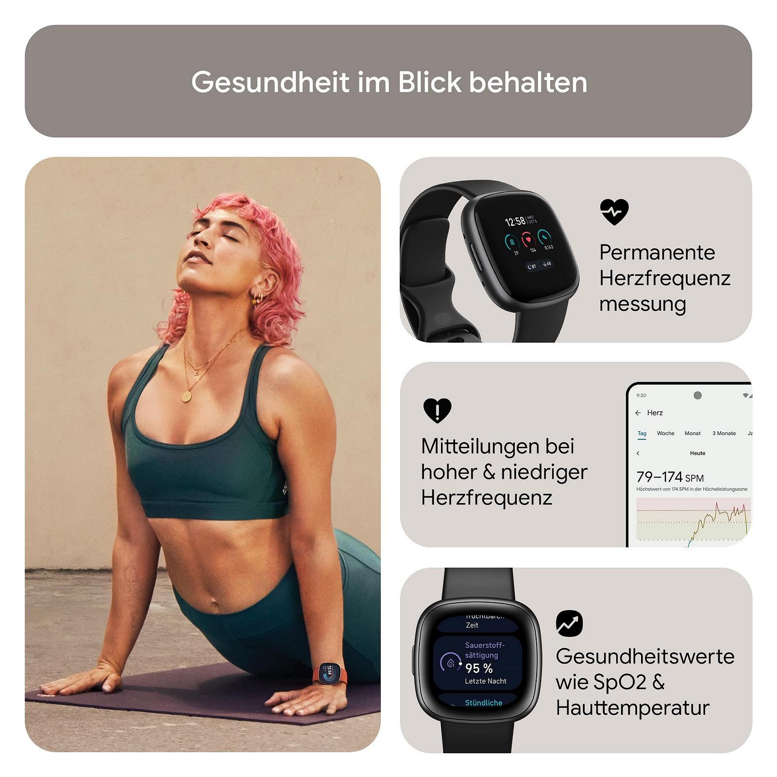 Смарт-годинник Fitbit Versa 4 з GPS, 40+ режимами тренувань, до 6 днів роботи батареї, фото №6
