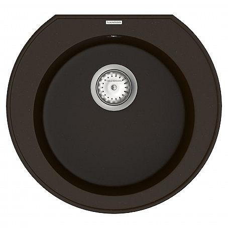 Кухонная мойка Vankor Kres KMR 01.52 Chocolate, фото №1