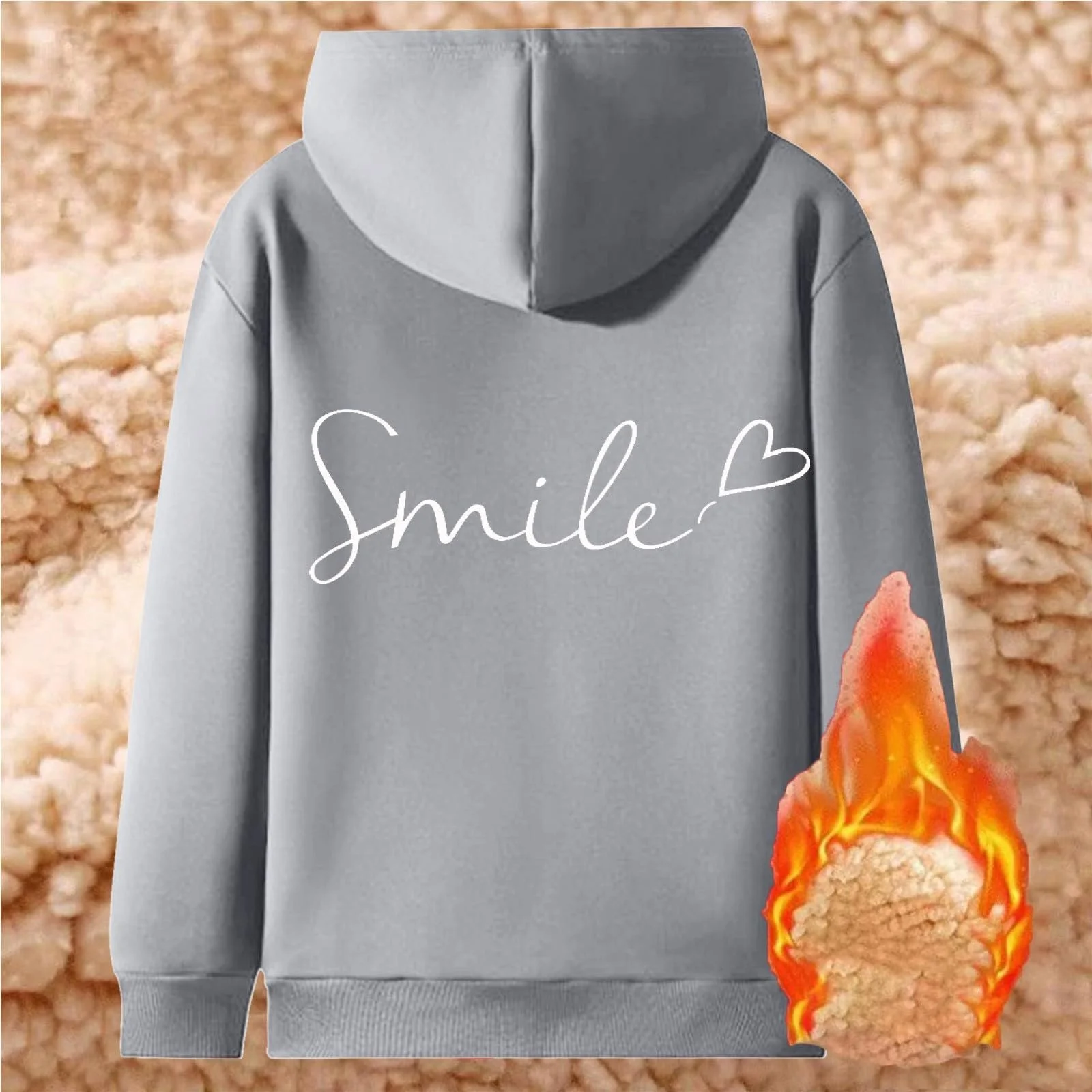 Флісовий пуловер Жіноча толстовка Худі Oversize, фото №4 Флісовий пуловер Жіноча толстовка Худі Oversize, фото №4