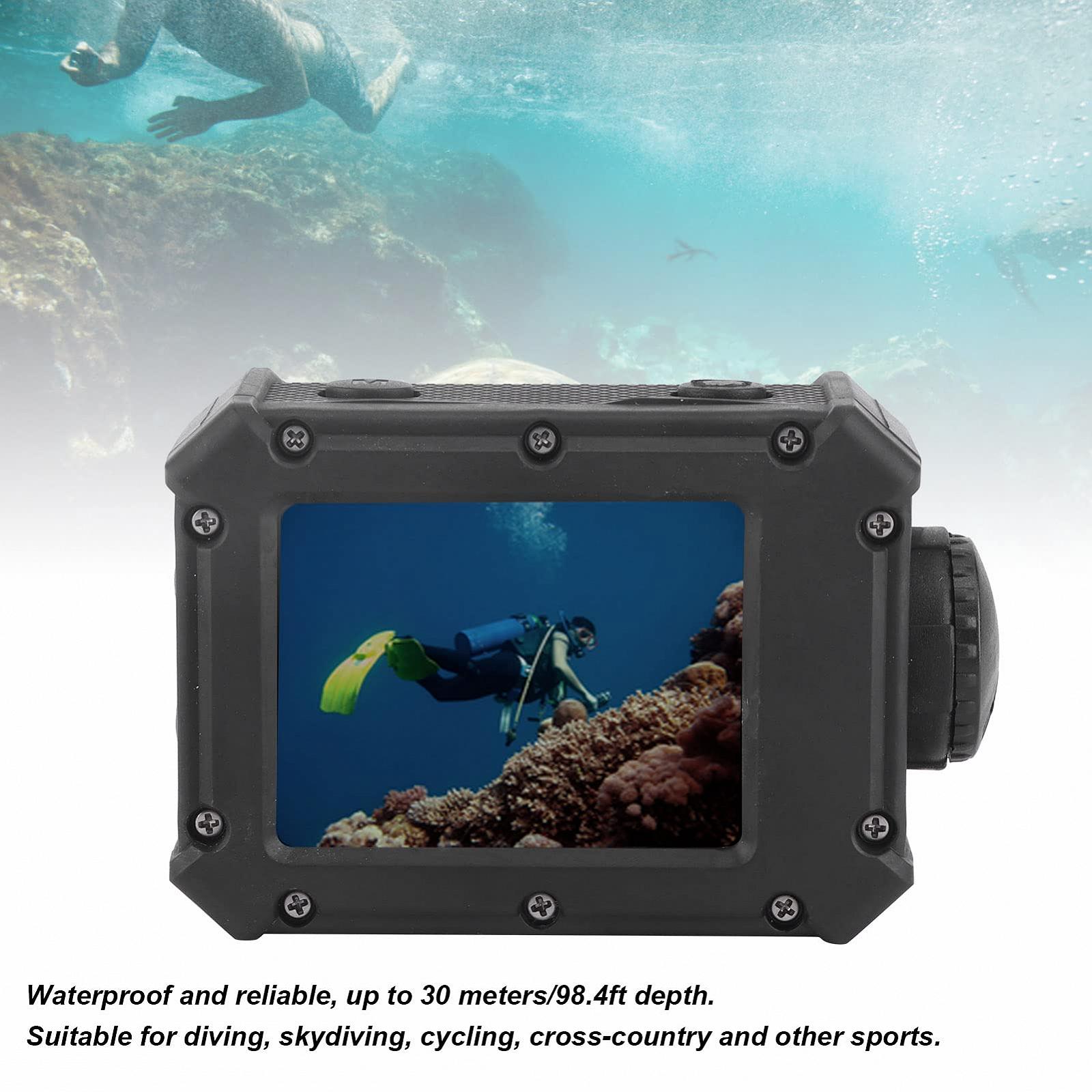 Камера Yctze Sports Action 4K Ultra HD DV 30M Waterproof 130° 8x Zoom с набором для велосипеда, фото №2