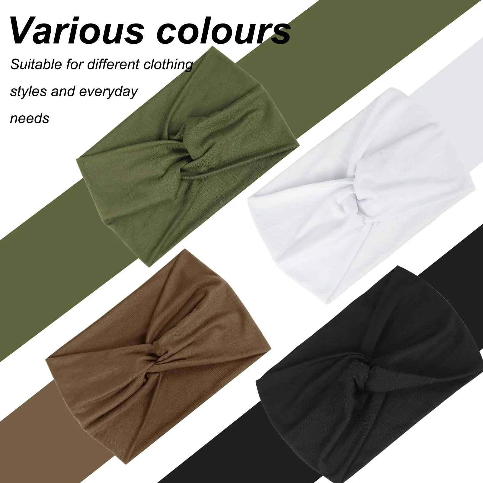 Пов'язка на голову Жіноча надширока, фото №4 Пов'язка на голову Жіноча надширока, фото №4