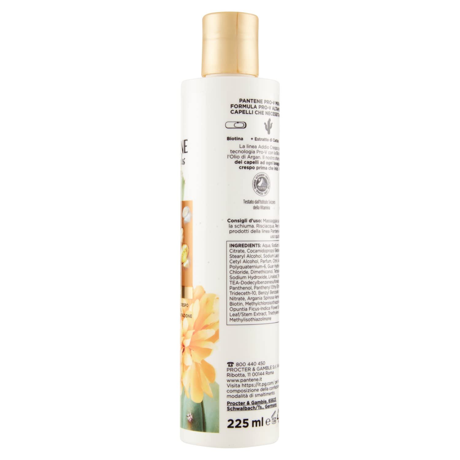 Шампунь Pantene Pro-V Miracles Зволожуючий для кучерявого волосся, 225 мл, фото №4