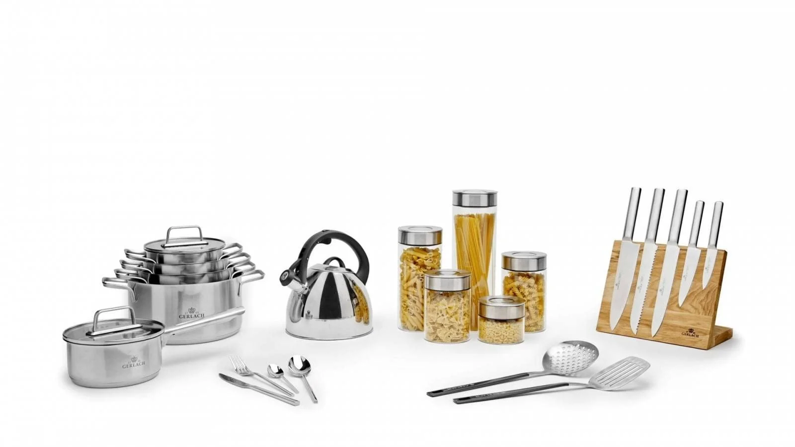 Набор столовых приборов Gerlach 24 предмета Gloss Ambiente, фото №9