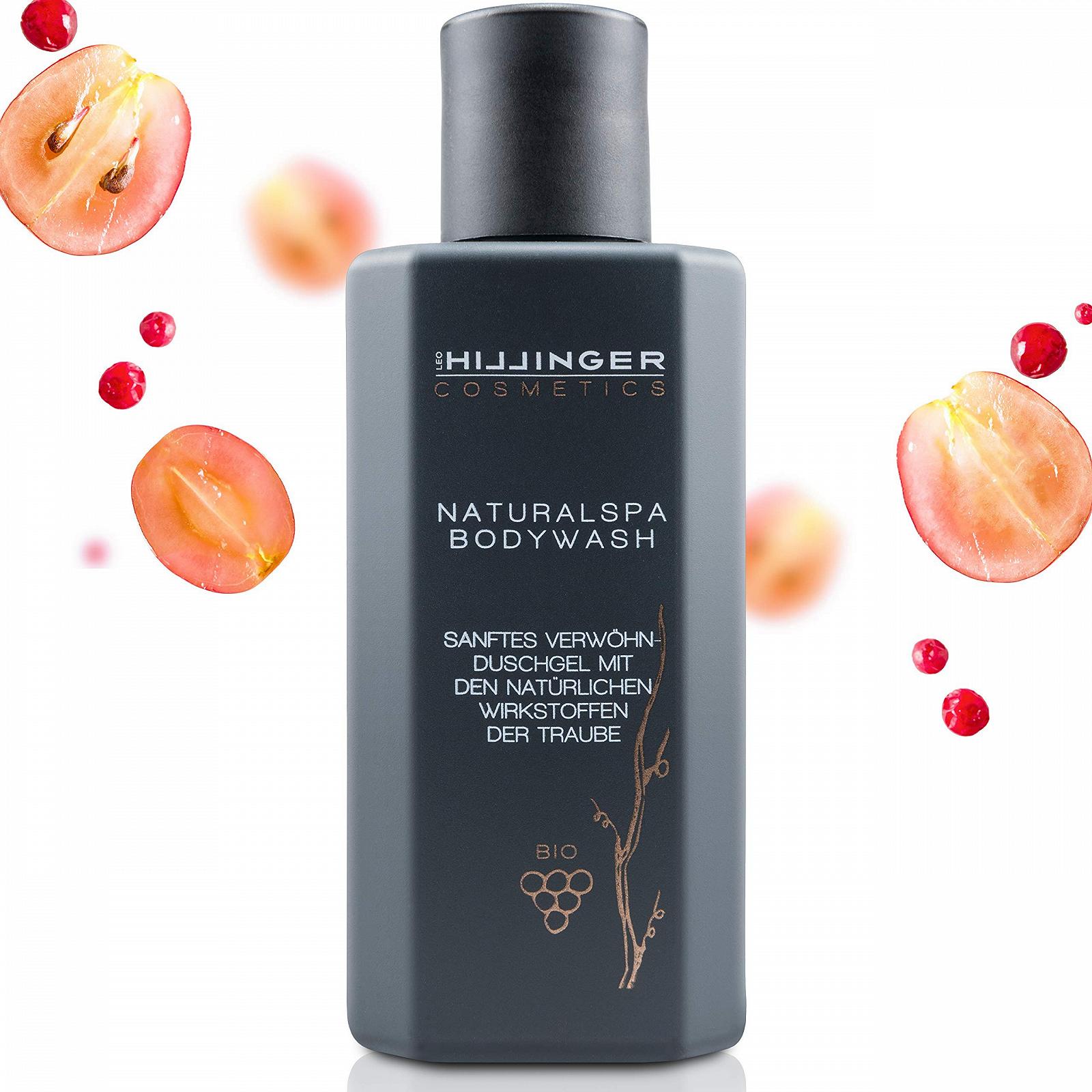 Гель для душу HILLINGER COSMETICS Organic Naturalspa Bodywash Органічний Веганський Виноград 200 мл, фото №8