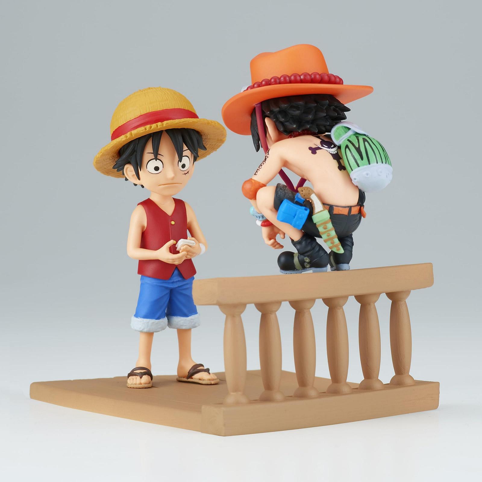 Фігурка Banpresto One Piece World Collectable Log Stories Monkey D. Luffy & Portgas D. Ace, 8 см, різнобарвна, фото №4