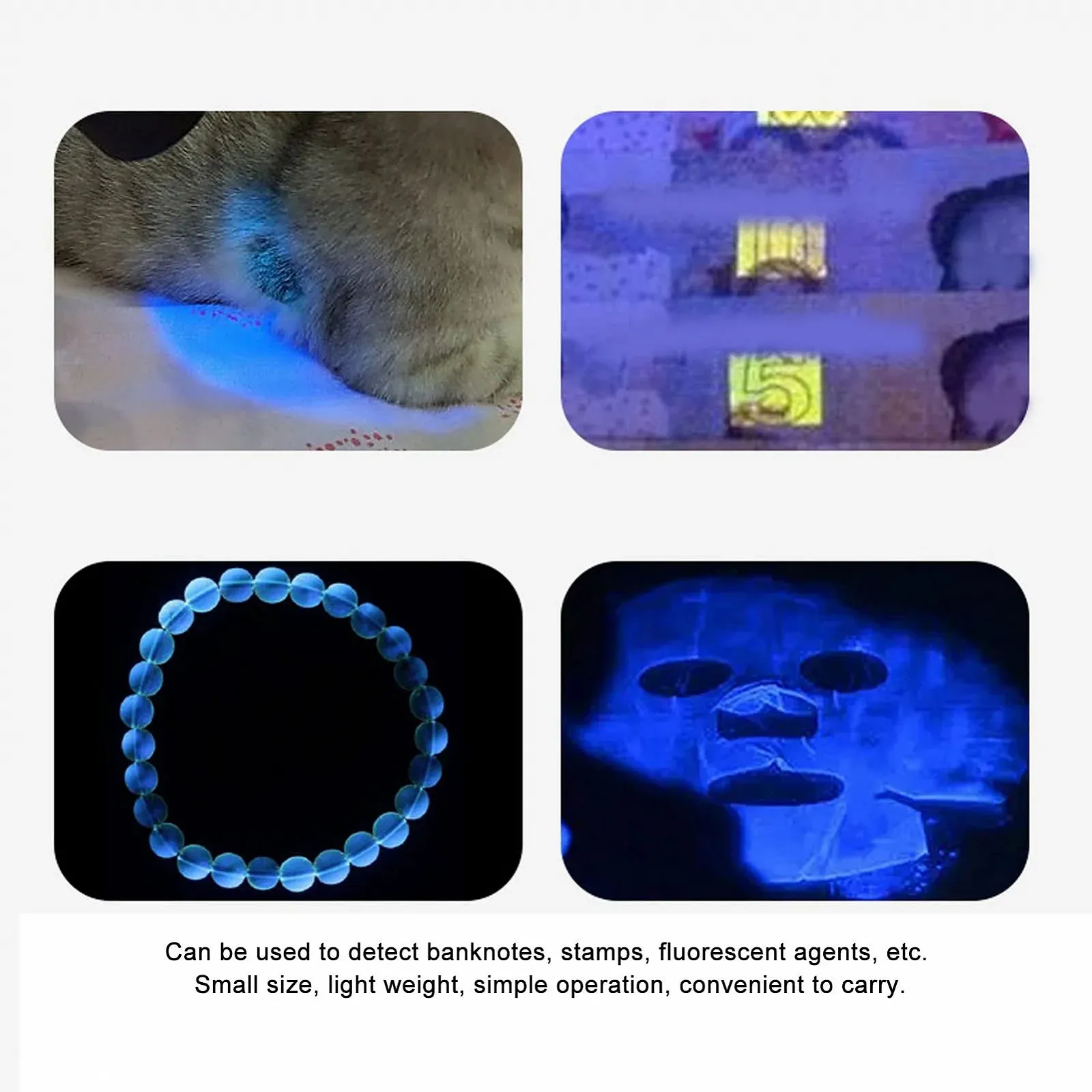 Ліхтар Special Wavelength 365nm 5W Портативний Інструмент для Перевірки Валюти / Марок / Банкнот, Перезаряджуваний Літієвий Елемент для Затвердіння Клею, фото №4 Ліхтар Special Wavelength 365nm 5W Портативний Інструмент для Перевірки Валюти / Марок / Банкнот, Перезаряджуваний Літієвий Елемент для Затвердіння Клею, фото №4