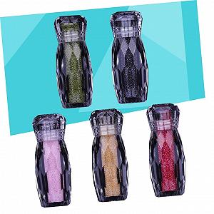 Наклейки для нігтів Healeved з перлами, 15 шт, 3D, ікорні намистини, скляні synthetic.ua - Фото 1