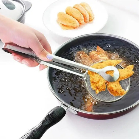 Щипцы кухонные для фритюра и жарки с сеткой Frico FRU-037 28 см, фото №2