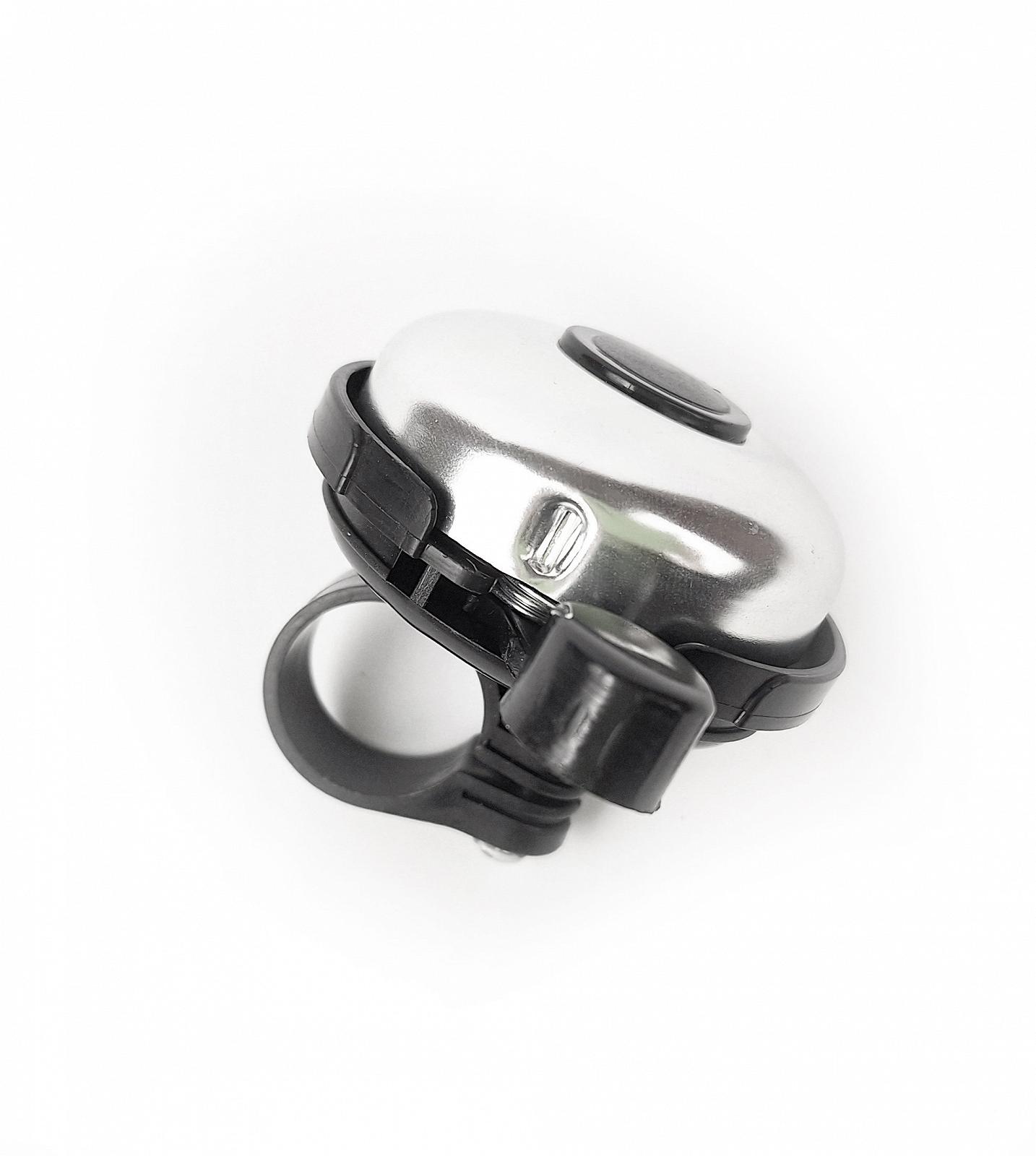 Велосипедный звонок классический A-Bike алюминиевый серебристый (G0000145), фото №1