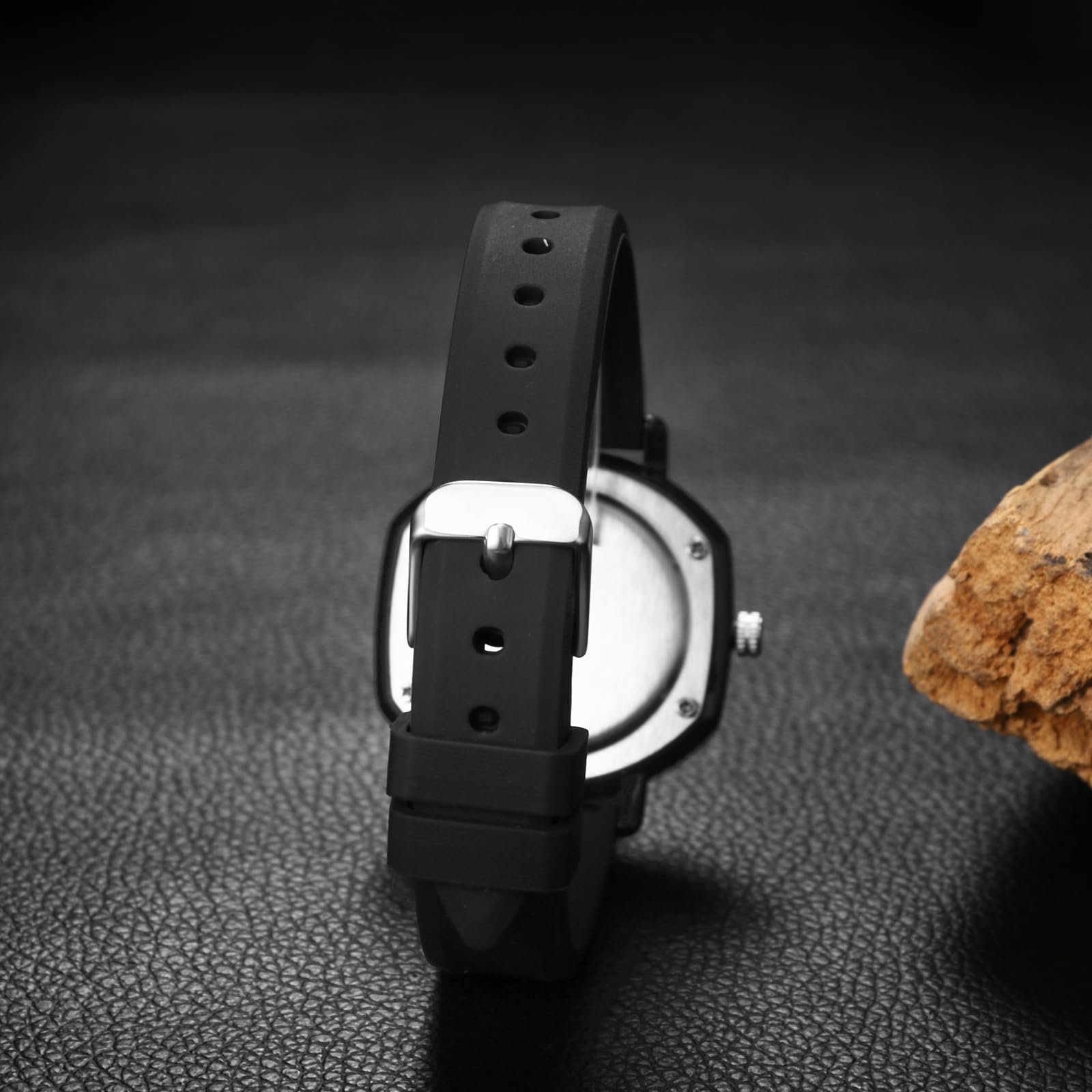 Годинник жіночий OIDEA Round Analog Quartz Чорний, фото №6