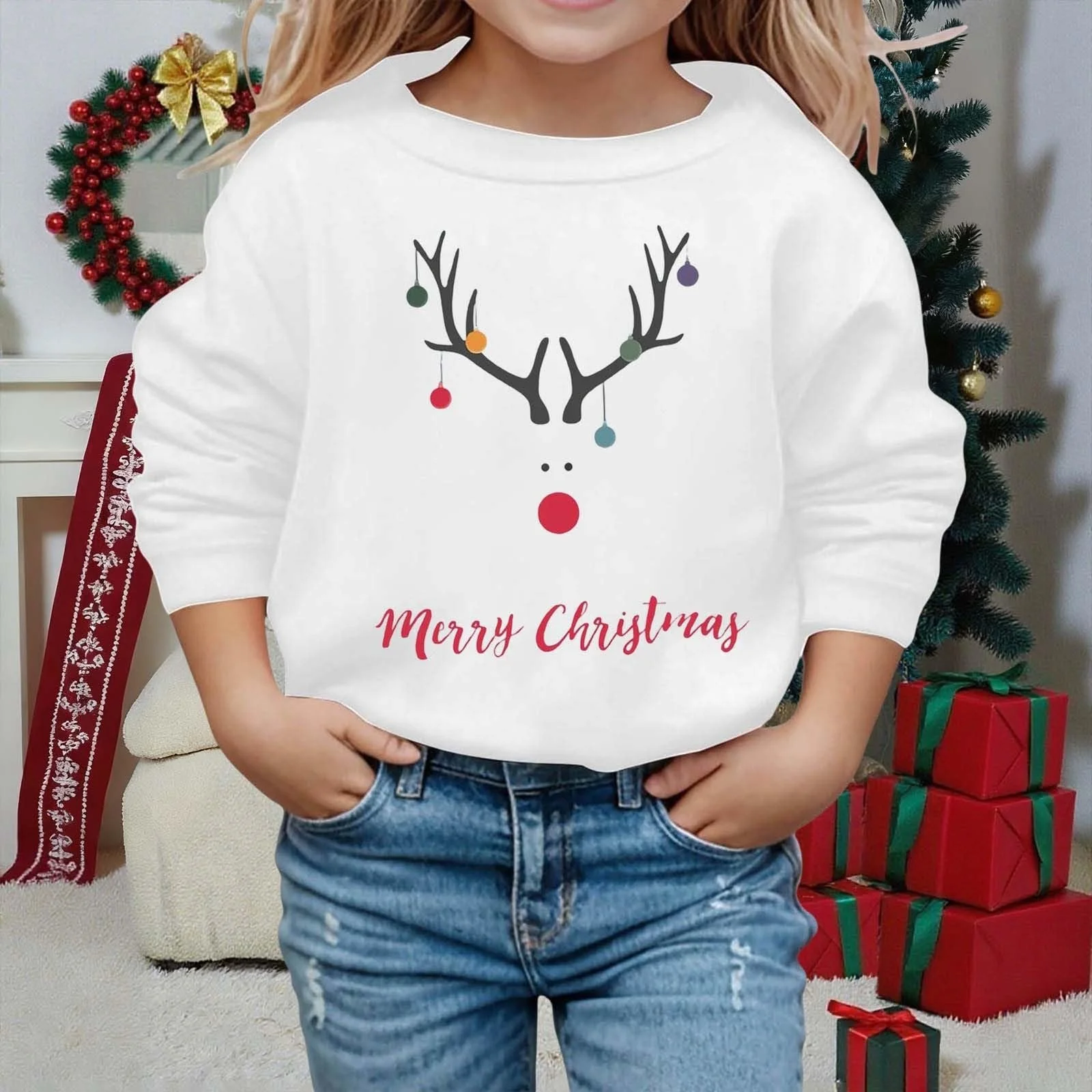 Різдвяний дитячий Світшот, фото №3