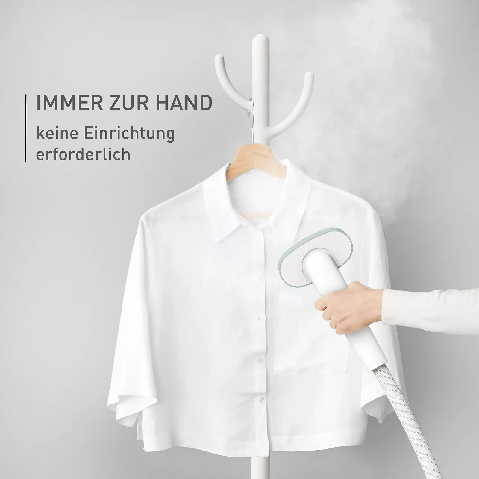 Стационарный отпариватель Tefal Origin Home IT3274 42 г/min 1.4 л White/Eucalyptus, фото №4