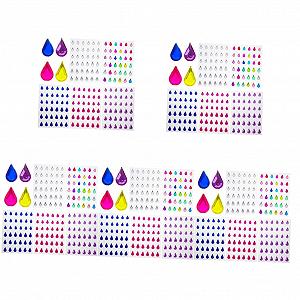 Наклейки для нігтів та обличчя minkissy, 25 аркушів - Фото 1