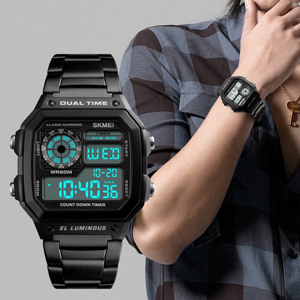 Годинник Skmei 1335BK Чорний, фото №4