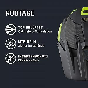 Шолом ALPINA Rootage Enduro & Trail, посилений карбоновим волокном, з охолоджуючими подушечками для дорослих synthetic.ua - Фото 1