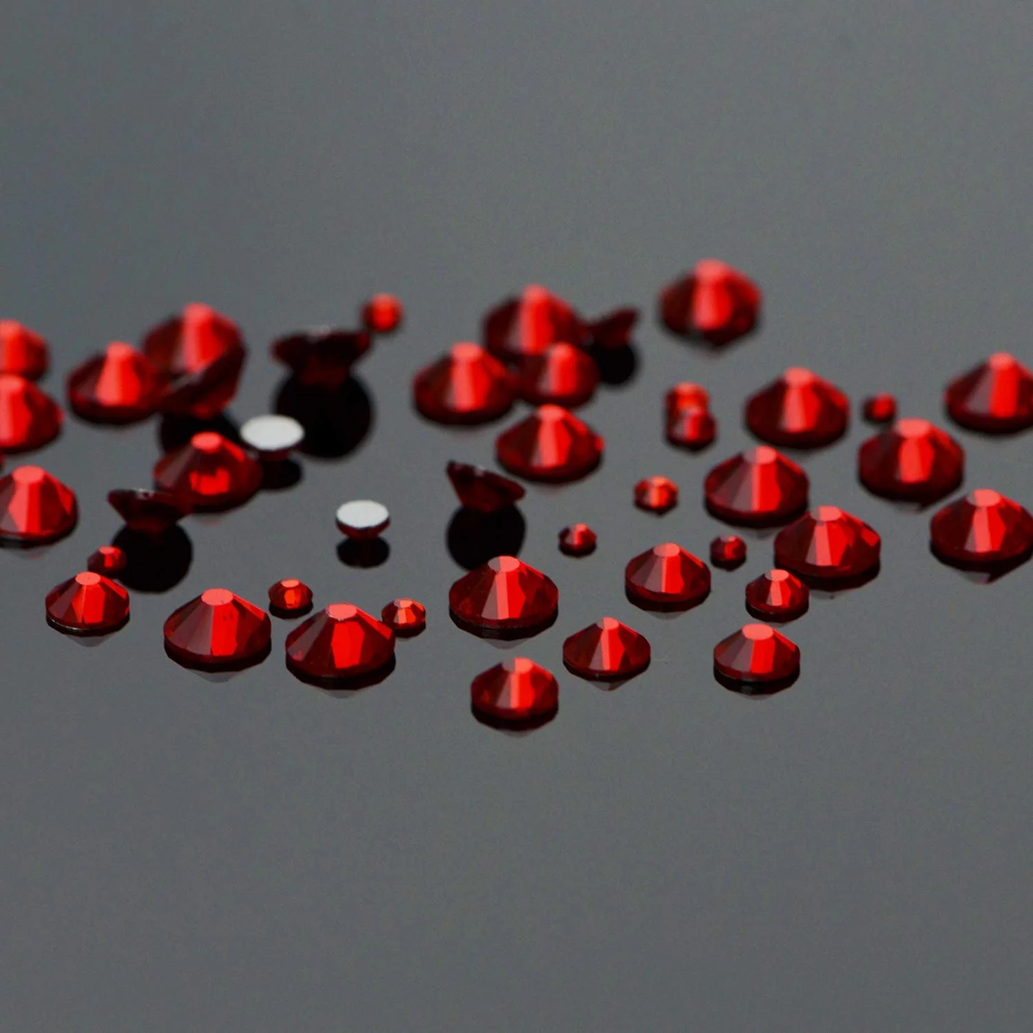 Стрази LPBeads Різні розміри Mix Size Flatback Скляні 3456 штук, фото №4