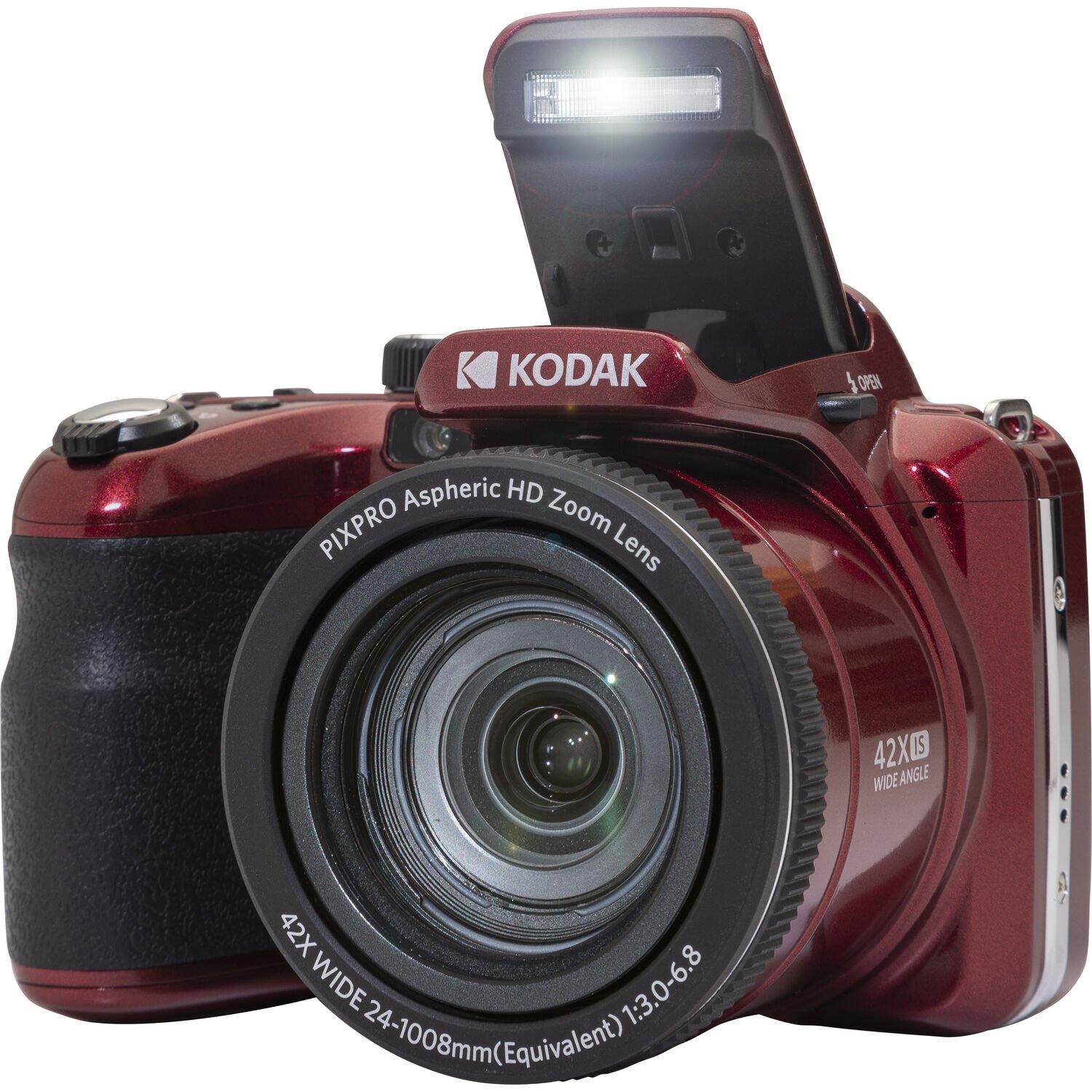 Фотоапарат Kodak Pixpro AZ425 20Мп / CCD / 42Х зум / Червоний, фото №7
