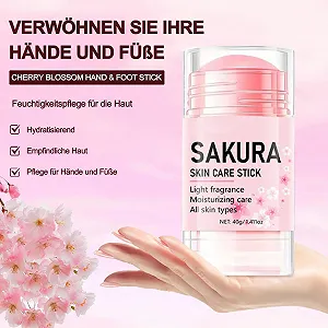 Крем Sakura Foot Care Cream увлажняющий против трещин с мочевиной 40 г Розовый synthetic.ua - Фото 1