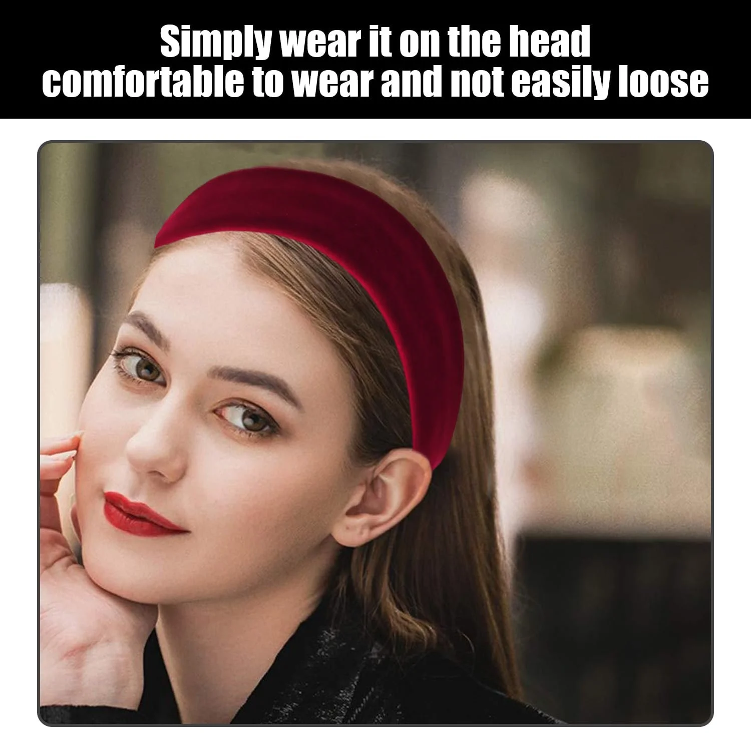 Обруч на голову оксамитова Широка, фото №5 Обруч на голову оксамитова Широка, фото №5