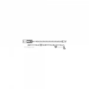 Датчик зносу гальмівних колодок TRISCAN 8115 11028 для BMW задня вісь - Фото 1