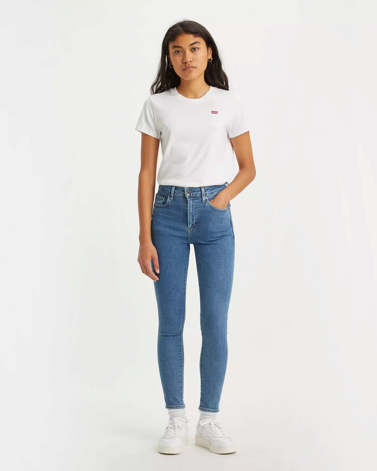 Женские джинсы Levis - 721 High Rise Skinny Beach Break Stone - 29 28, фото №5