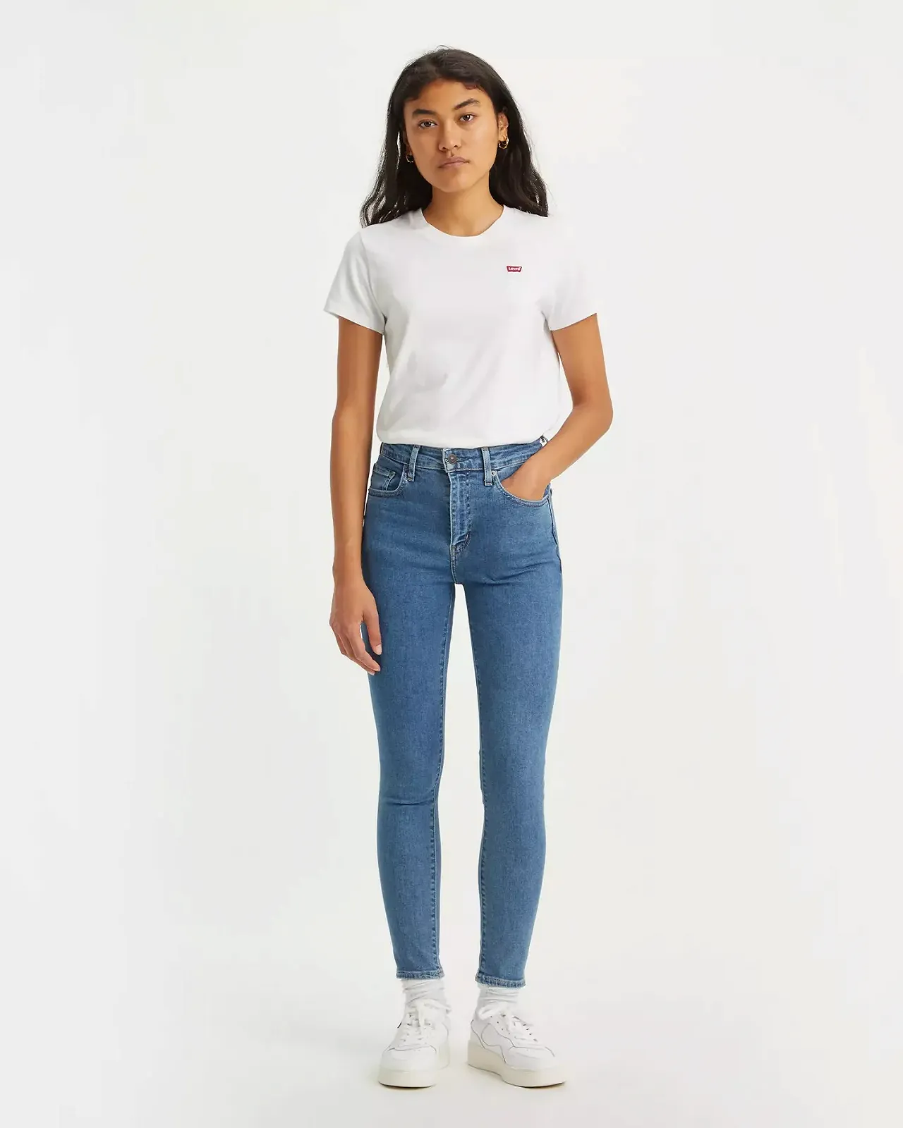 Женские джинсы Levis - 721 High Rise Skinny Beach Break Stone - 32 32, фото №5