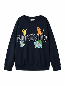 Толстовка NAME IT Nkmday Pokemon Nreg Sweat Bru Noos Sky для хлопчиків - Фото 1