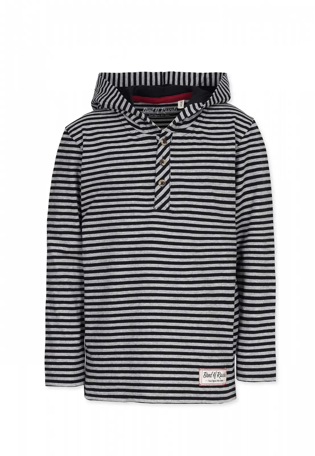 Кофта з довгими рукавами Band of Rascals Stripe Hooded Organic Cotton, фото №1