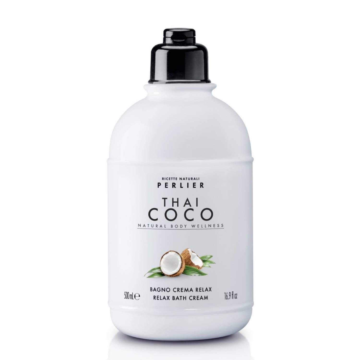 Крем гель для ванни Perlier Relax Thai Coconut Зволожуючий з кокосовою олією першого віджиму 250 мл, фото №1