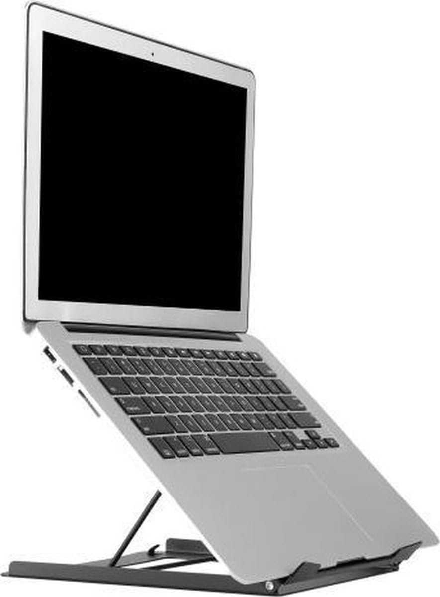 Підставка для ноутбука ABM, 22.5 x 22.5 x 20 см, складана, чорна, фото №2