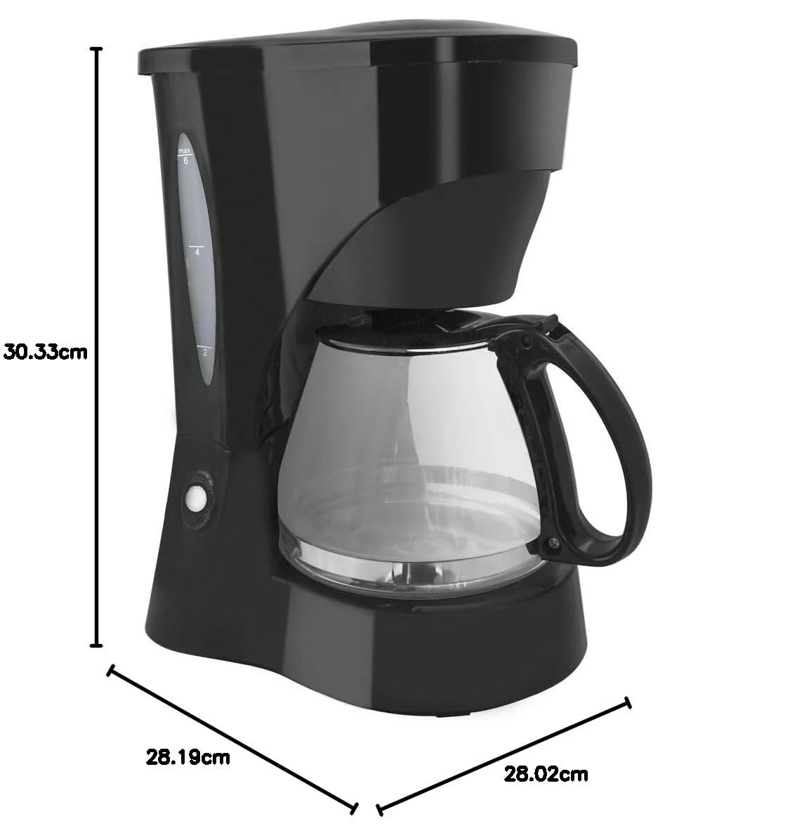 Кофеварка Küken 34358 650 W 650 ml 6 чашек Black, фото №2