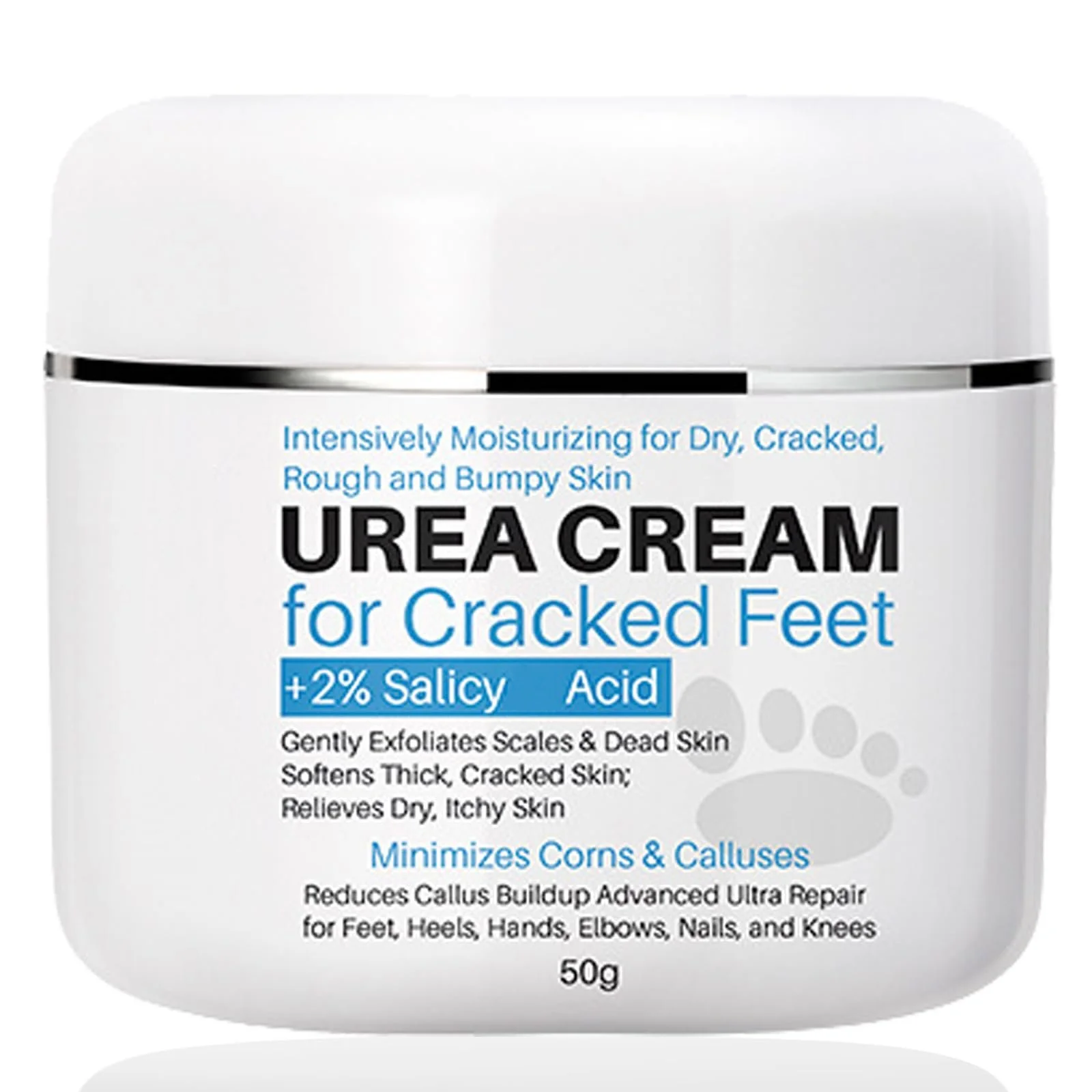 Крем для ног с мочевиной для сухой кожи и пяток Deep Moisturising 50 г, фото №1